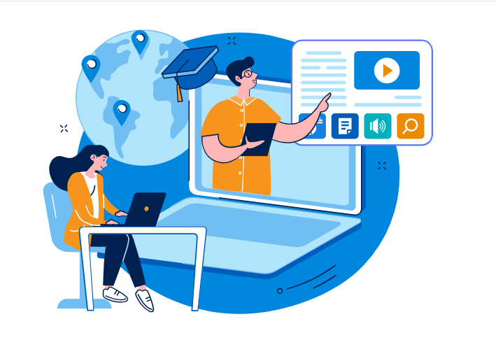 e-learning system for coaching institutes academies