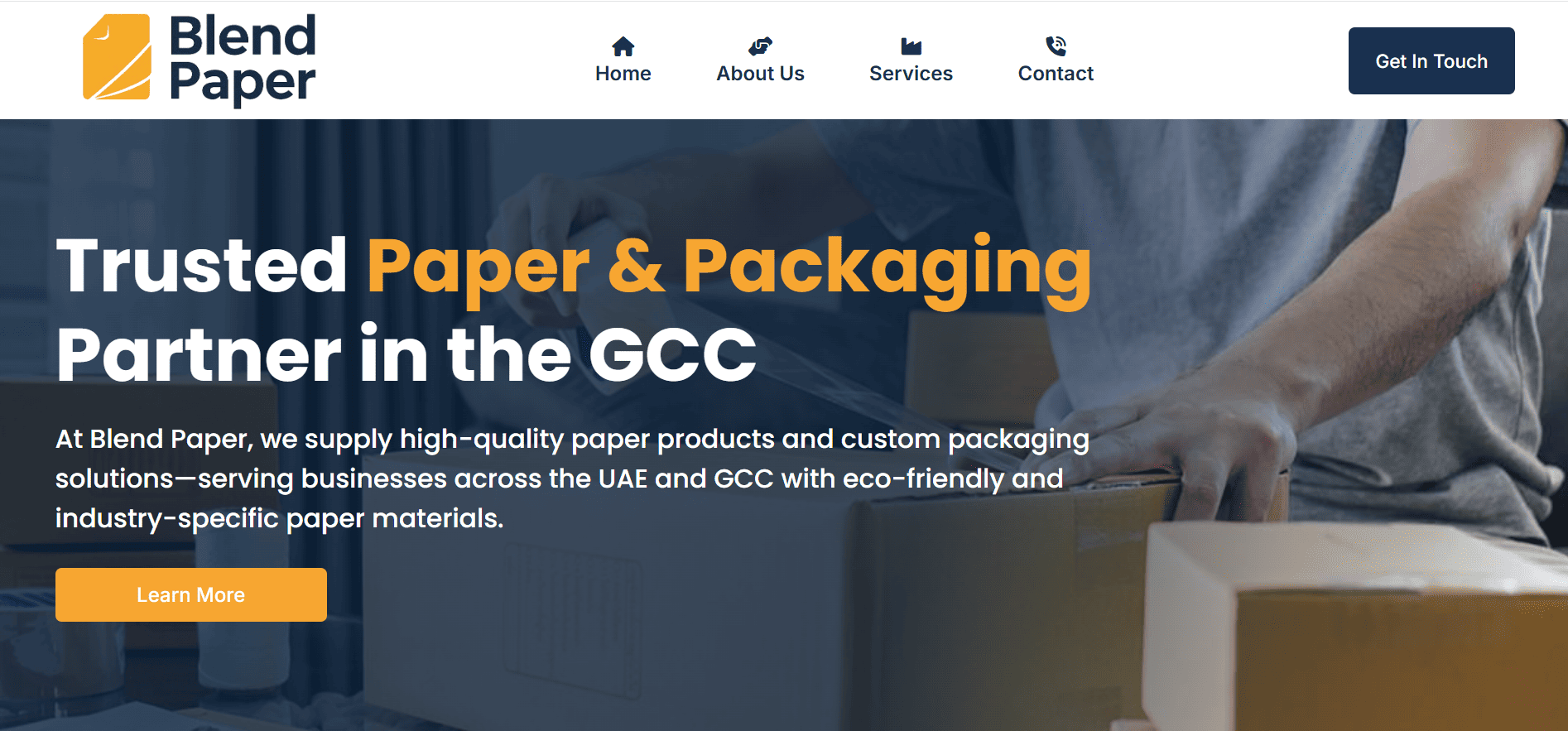 Blend Paper – paper manufacturing company based in Sharjah SAIF Zone, UAE